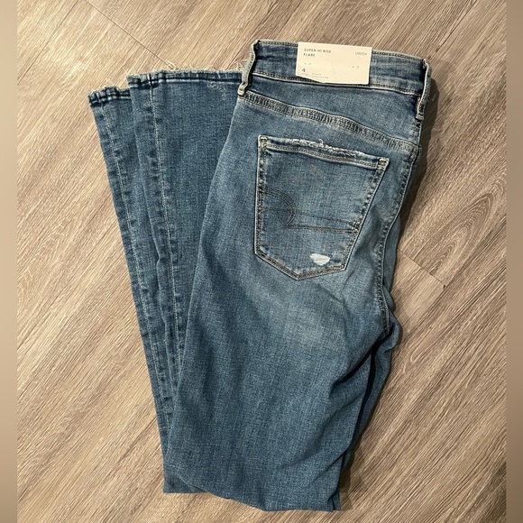 Super high rise flare jean - Picture 3 of 4